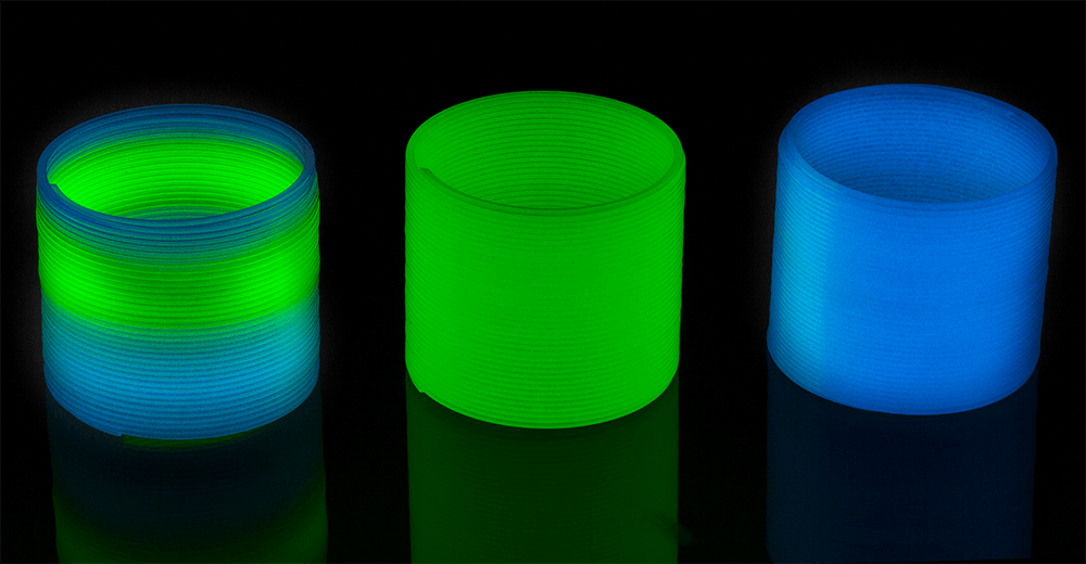 Coil, glows in the dark,