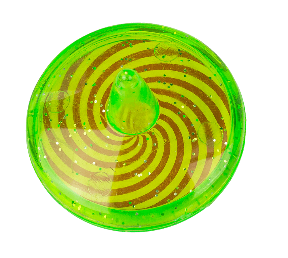Neon Spinning Top, plastic material, approx. 3,8