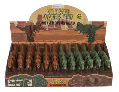 Water Gun with moving head, Dinosaur,