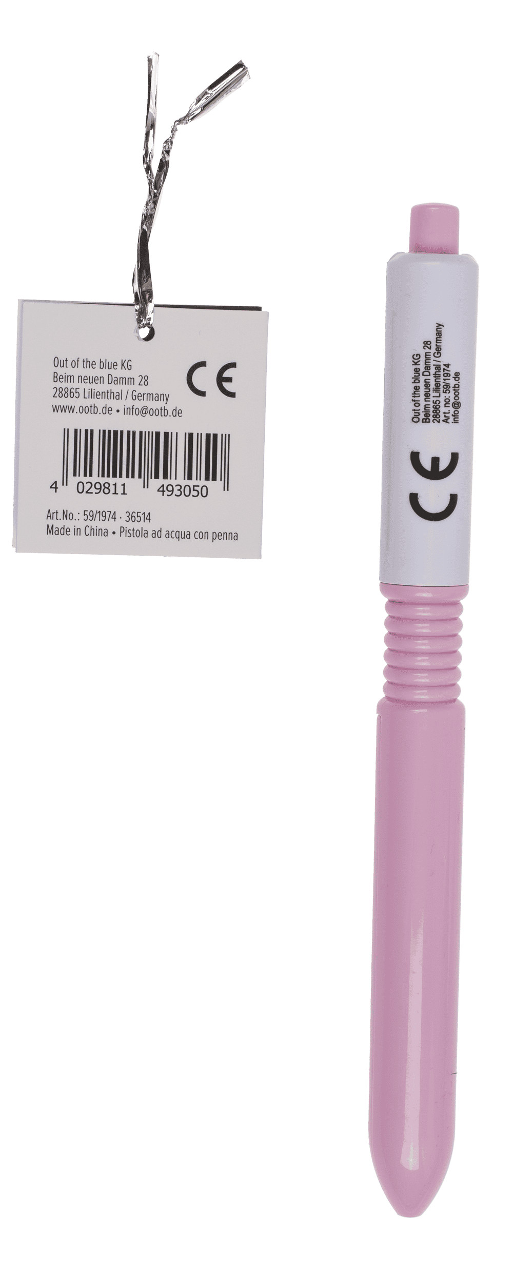 Water Pistol Pen, 16,5 cm,