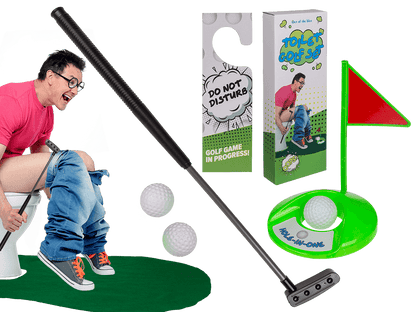 Toilet Golf Set, set of 6,