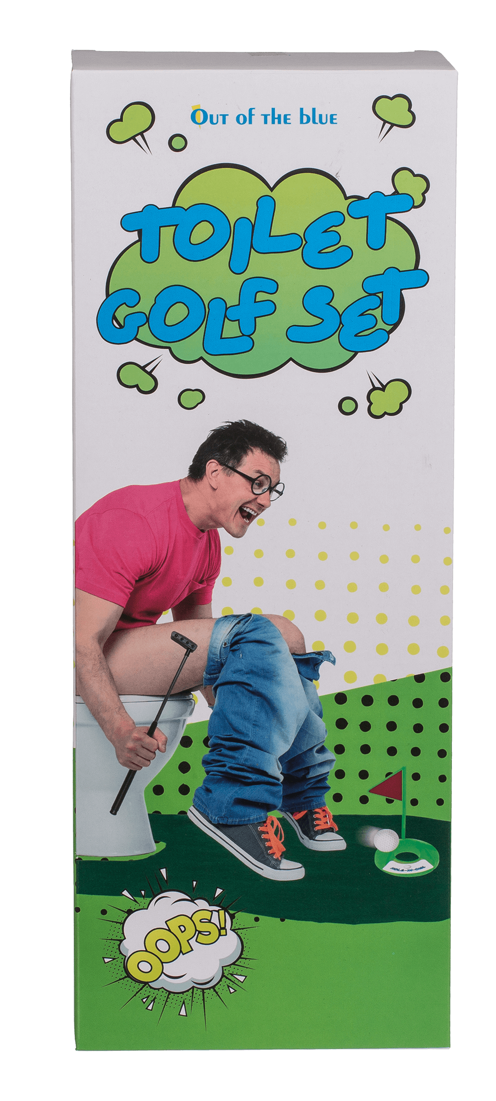 Toilet Golf Set, set of 6,