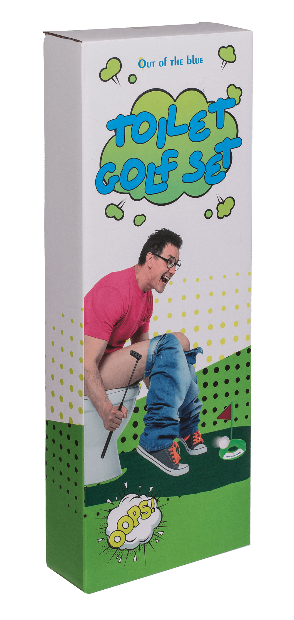 Toilet Golf Set, set of 6,