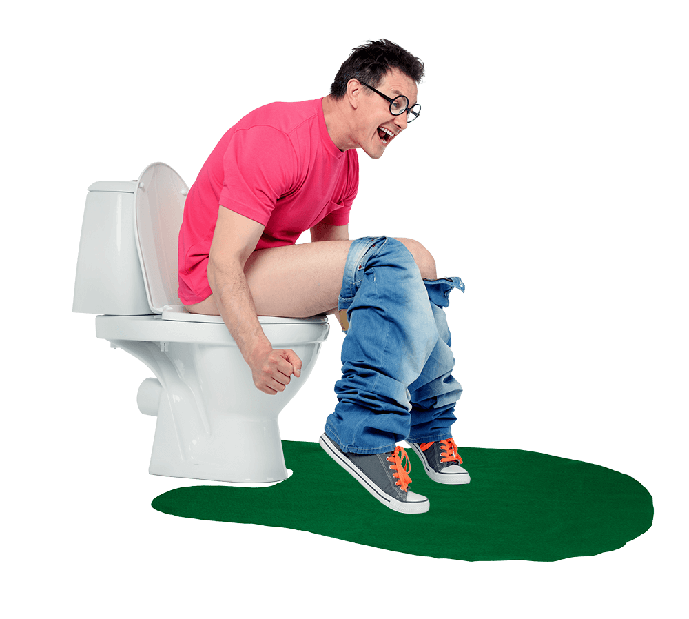 Toilet Golf Set, set of 6,