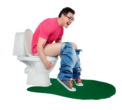 Toilet Golf Set, set of 6,
