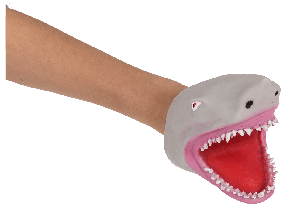 Soft hand puppet, Shark,