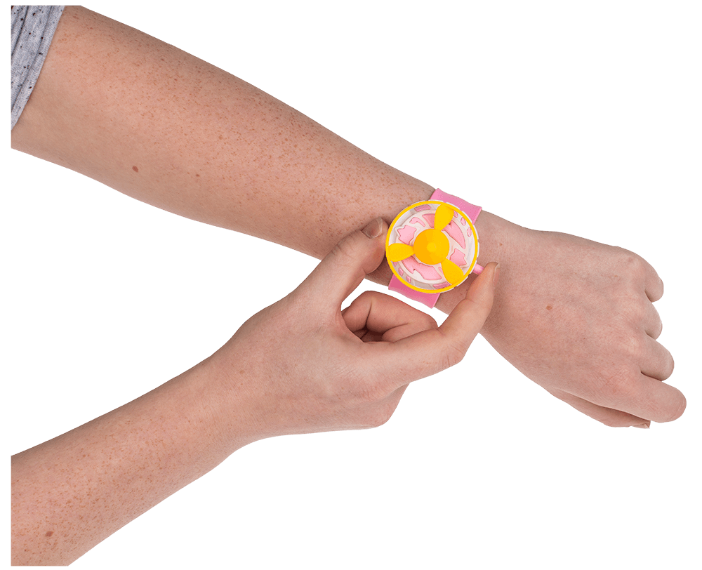 Pink Spinning Top-Bracelet, ca. 21,5 cm,