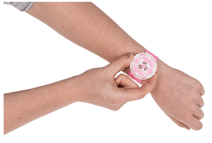 Pink Spinning Top-Bracelet, ca. 21,5 cm,