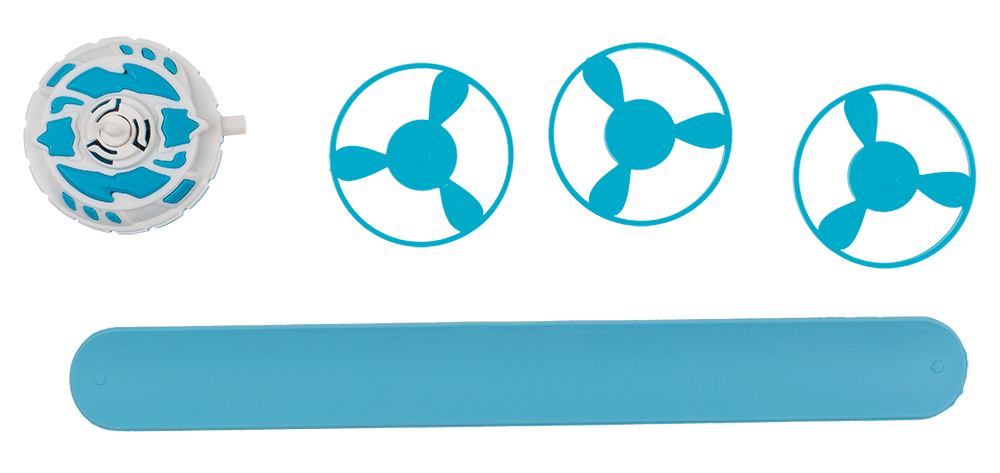 Blue Spinning Top-Bracelet, ca. 21,5 cm,