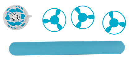 Blue Spinning Top-Bracelet, ca. 21,5 cm,