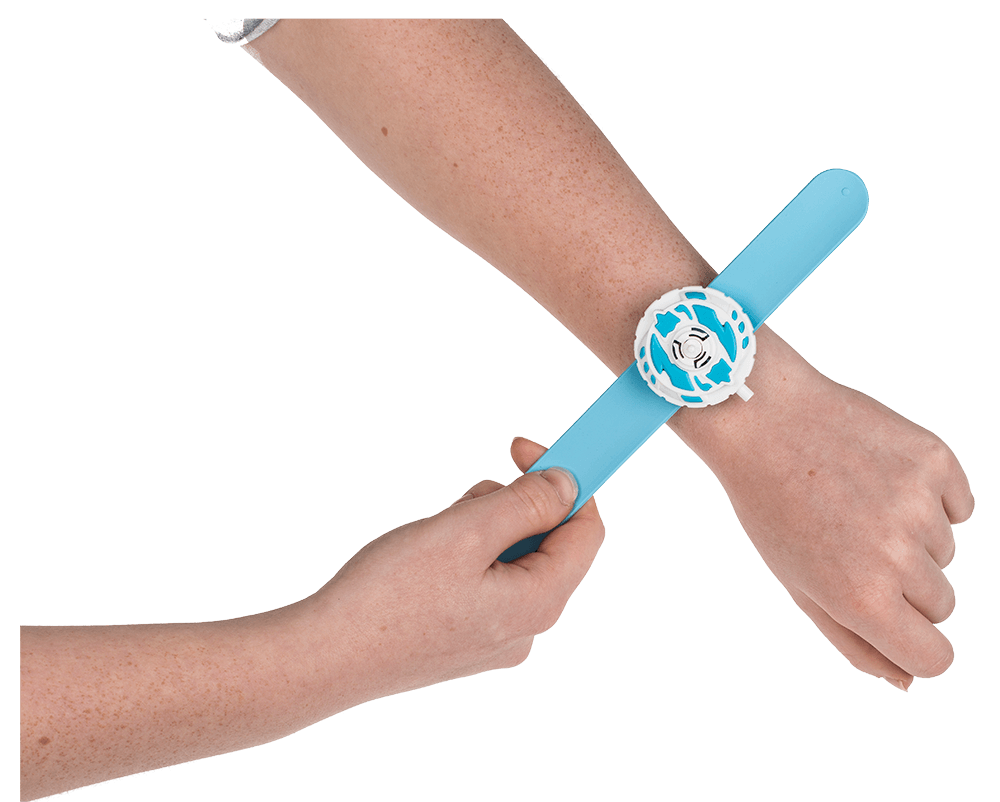 Blue Spinning Top-Bracelet, ca. 21,5 cm,