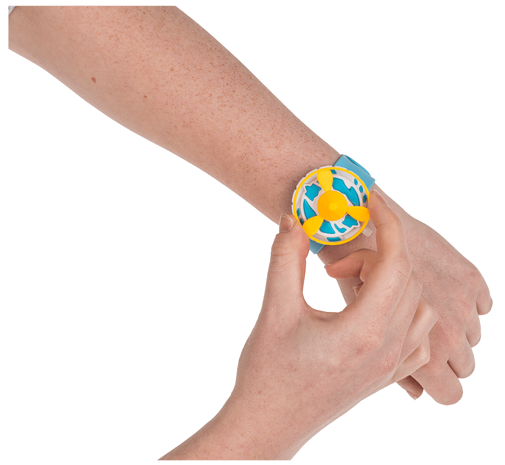 Blue Spinning Top-Bracelet, ca. 21,5 cm,