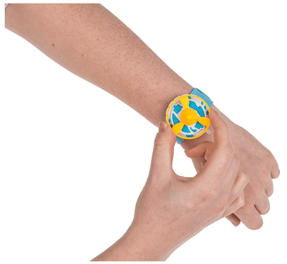 Blue Spinning Top-Bracelet, ca. 21,5 cm,