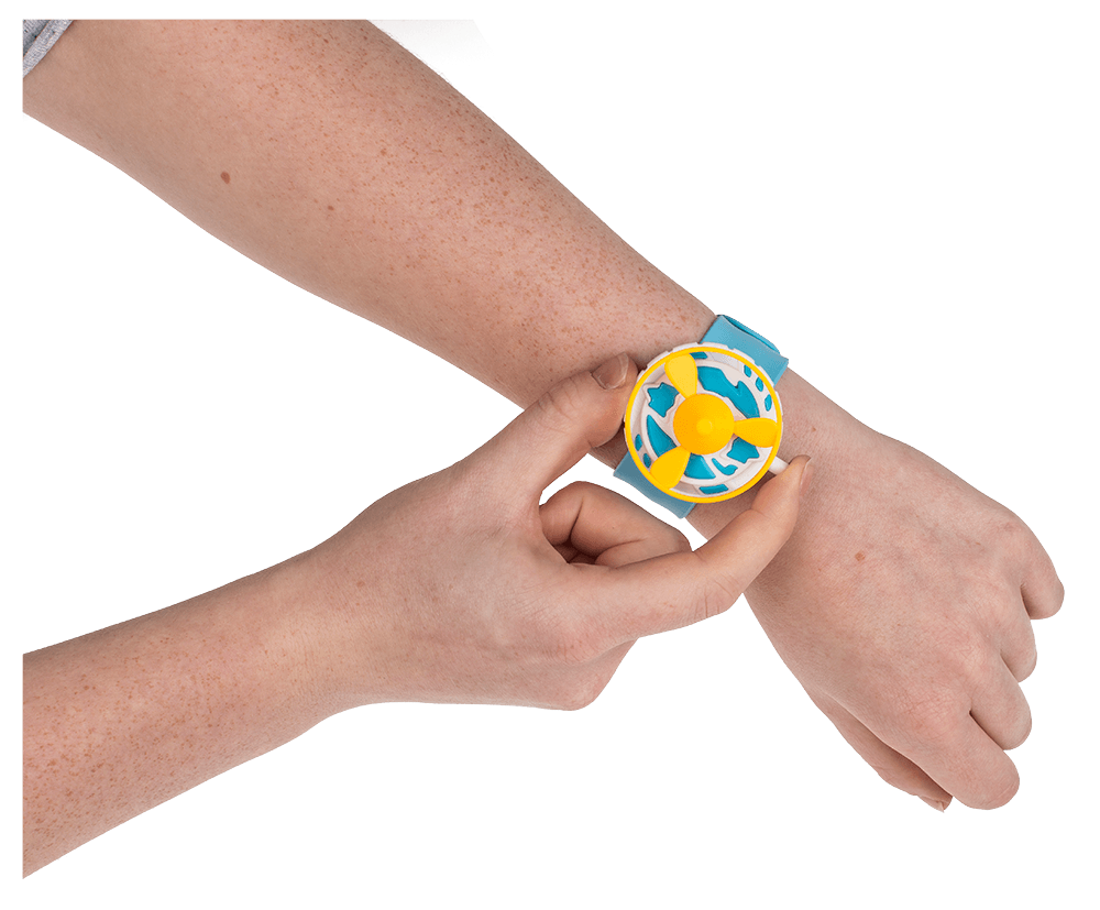 Blue Spinning Top-Bracelet, ca. 21,5 cm,