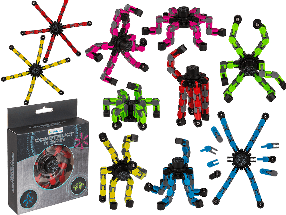 Construct N’ Spin with steel balls,