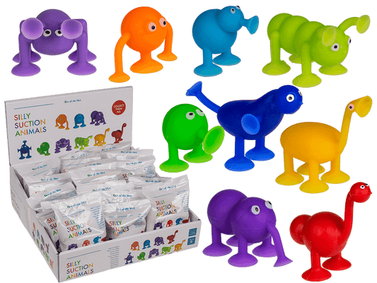 Silly Suction Animals, approx. 5 x 7 cm,