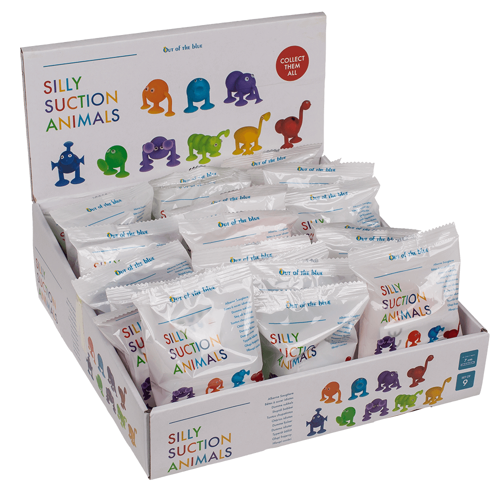 Silly Suction Animals, approx. 5 x 7 cm,