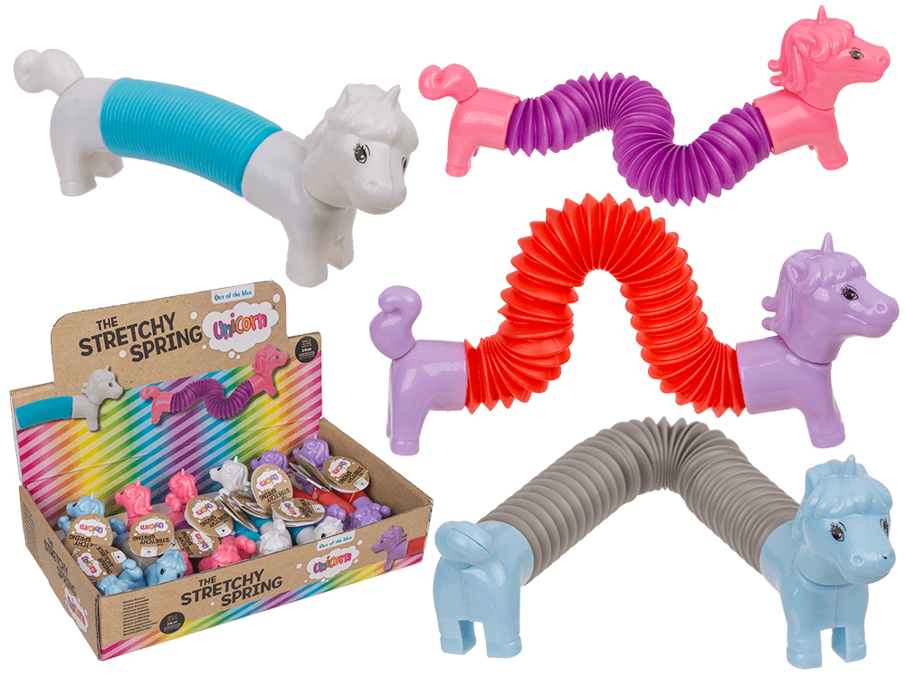 Stretchy Spring Unicorn, approx. 6,5 x 14 cm -