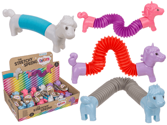 Stretchy Spring Unicorn, approx. 6,5 x 14 cm -