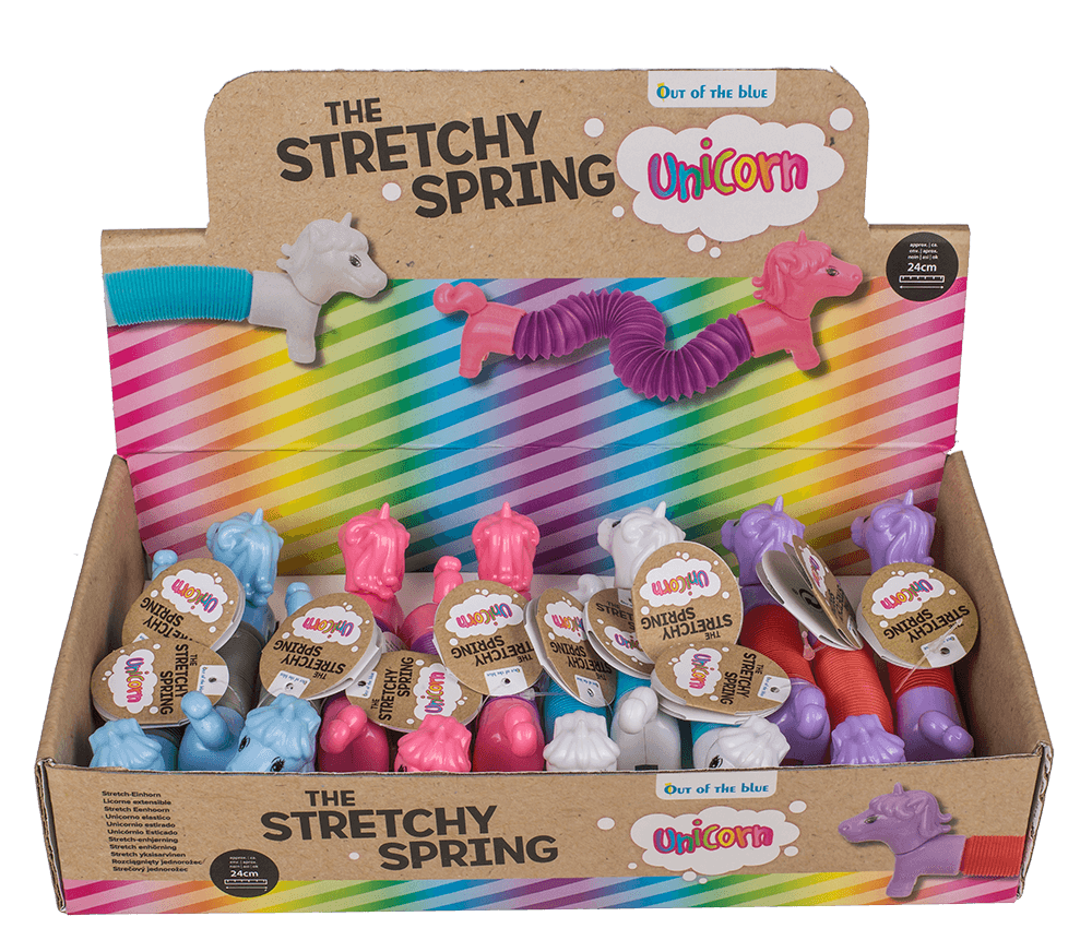 Stretchy Spring Unicorn, approx. 6,5 x 14 cm -
