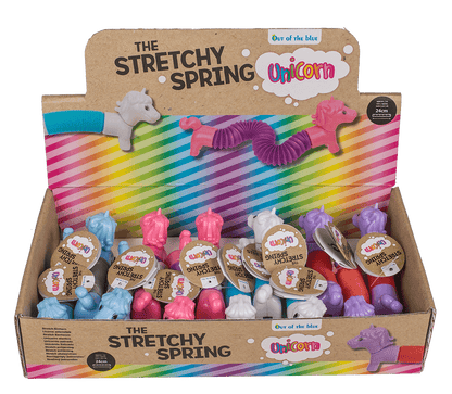 Stretchy Spring Unicorn, approx. 6,5 x 14 cm -