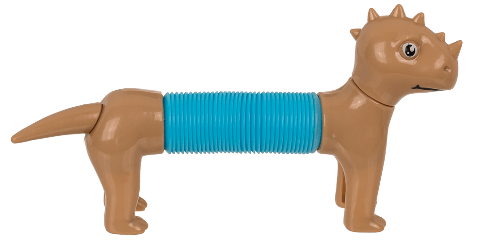 Stretchy Spring Dinosaur, approx. 6,5 x 14 cm -