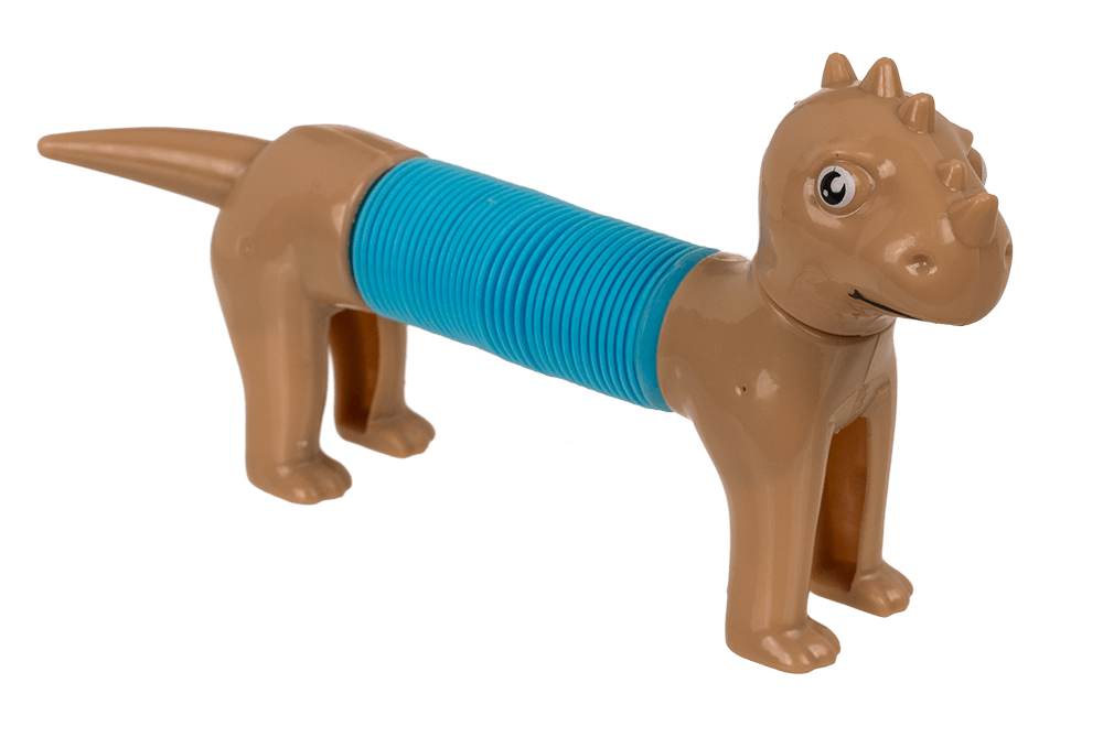 Stretchy Spring Dinosaur, approx. 6,5 x 14 cm -