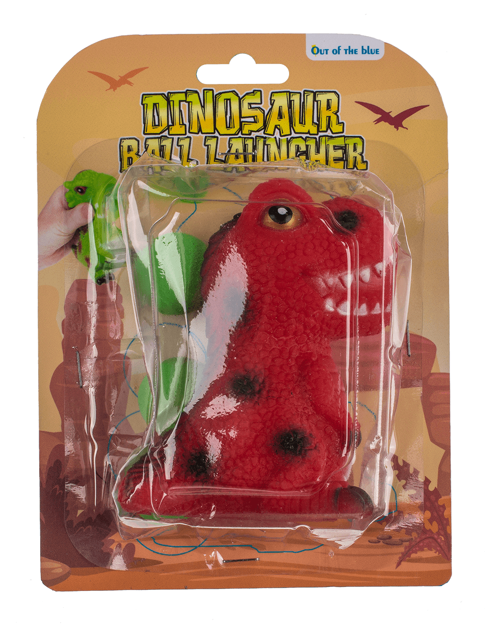 Ball Launcher, Dinosaur, approx. 9 x 12 cm,