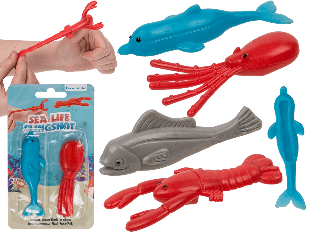 Slingshot, Sea-Life, approx. 8,5 x 3,5 cm,