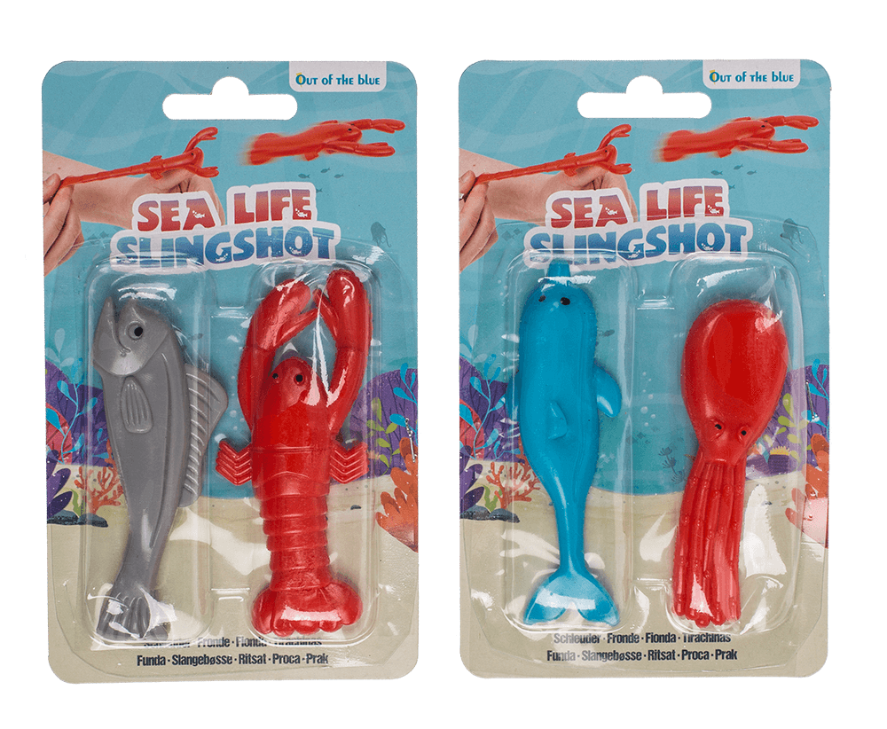 Slingshot, Sea-Life, approx. 8,5 x 3,5 cm,