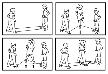 Elastic Jump Rope, approx. 2 m,