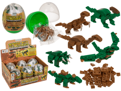 Construction blocks, Dinosaur, approx. 9 cm,