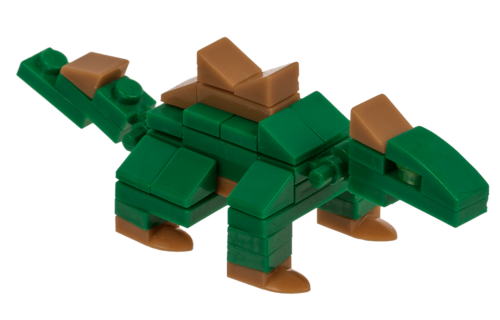 Construction blocks, Dinosaur, approx. 9 cm,