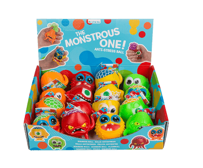 Squishy Mesh Monster, approx. 8,5 x 9 cm,