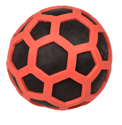 Squeeze ball in rubber net, approx. 8 cm,