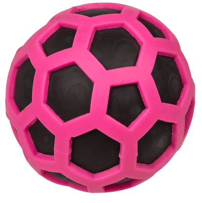 Squeeze ball in rubber net, approx. 8 cm,