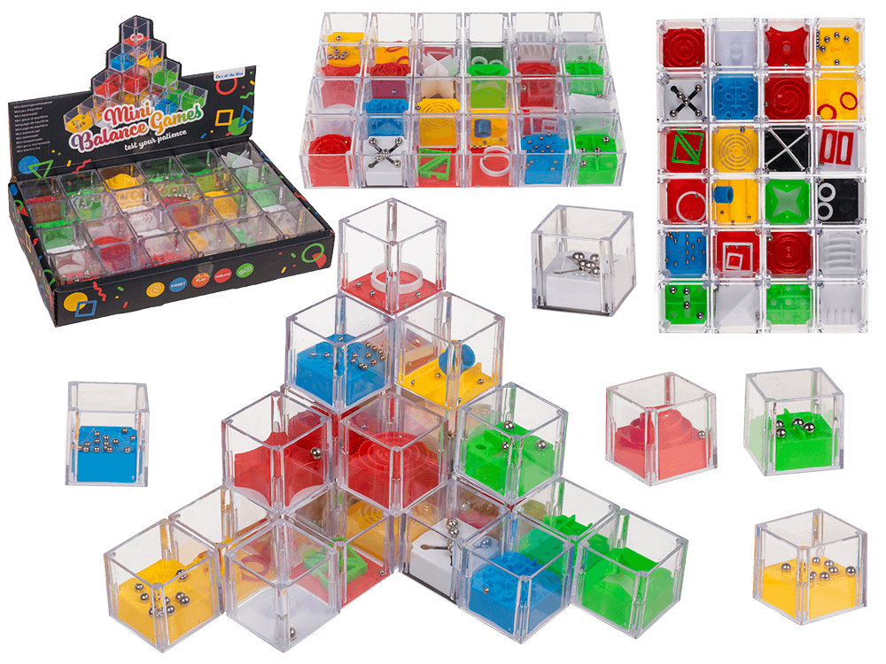 Mini balance games, 4 x 4 cm,