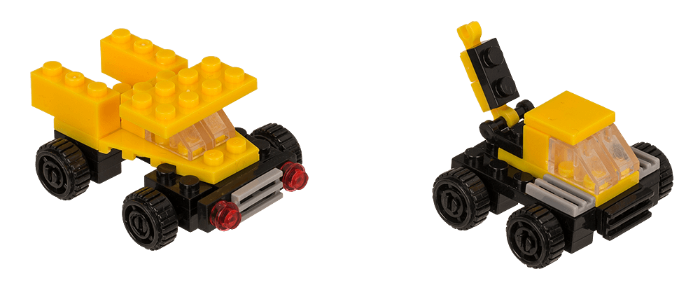 Construction blocks, Constructions Vehicles, 9 cm,