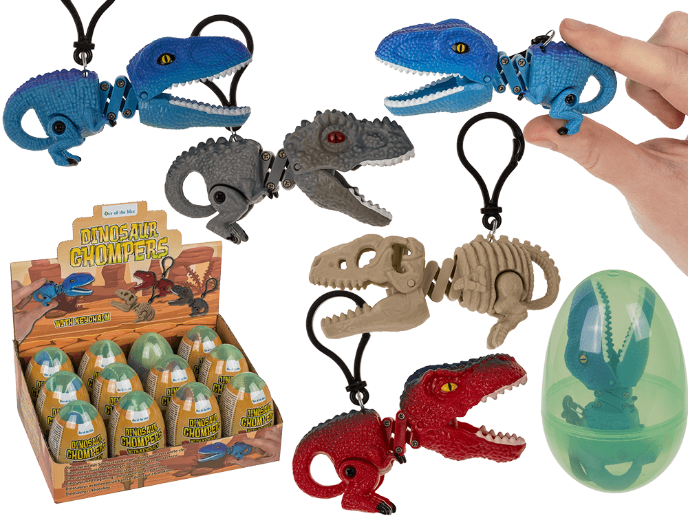 Dinosaur Chompers with keychain,