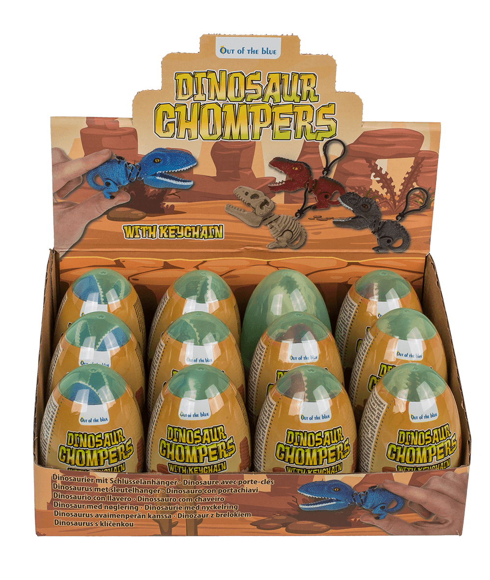 Dinosaur Chompers with keychain,