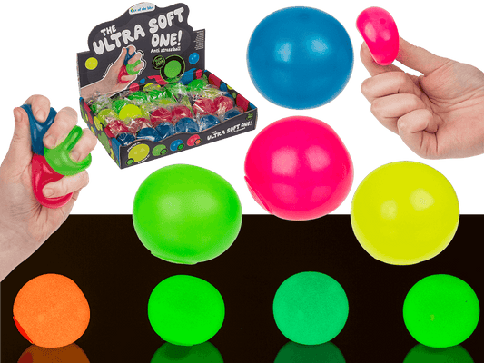 Ultra soft anti stress ball, Glow in the Dark,
