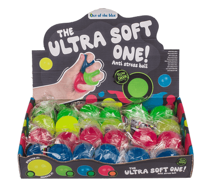 Ultra soft anti stress ball, Glow in the Dark,