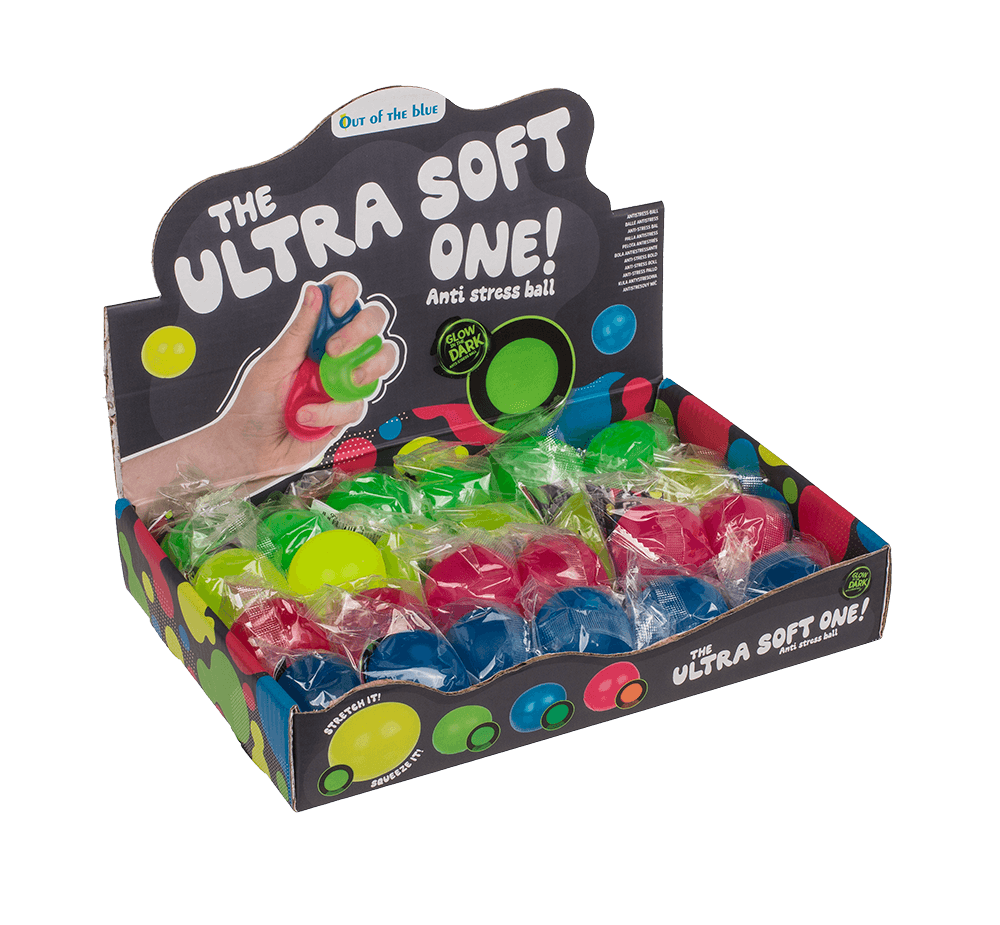 Ultra soft anti stress ball, Glow in the Dark,