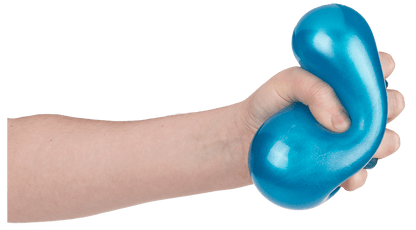 XL Ultra soft anti stress ball, Metallic,
