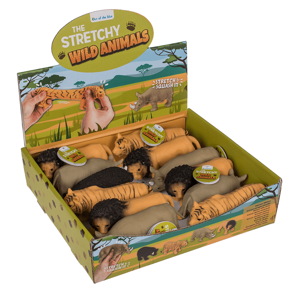 Stretchy Wild Animals. 13 cm,