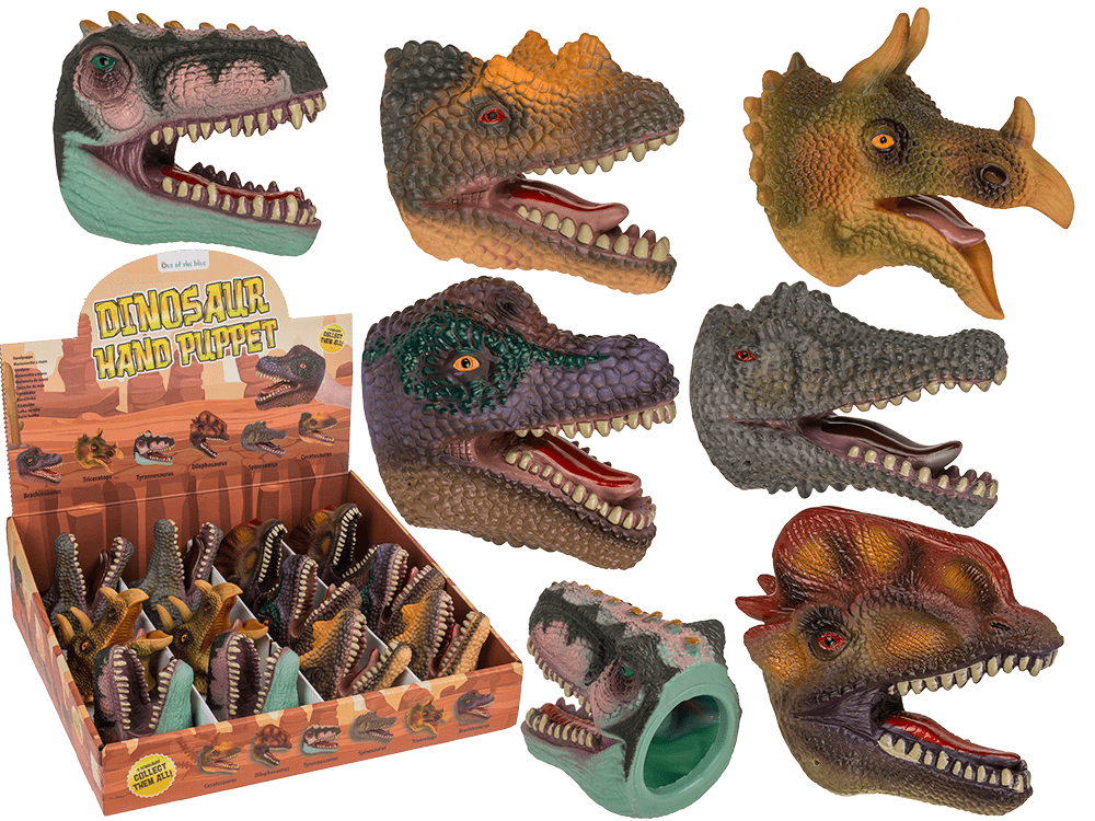 Hand puppet, Dinosaur, 10 cm,