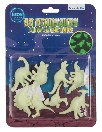 3D Dinosaurs, Glow in the dark,
