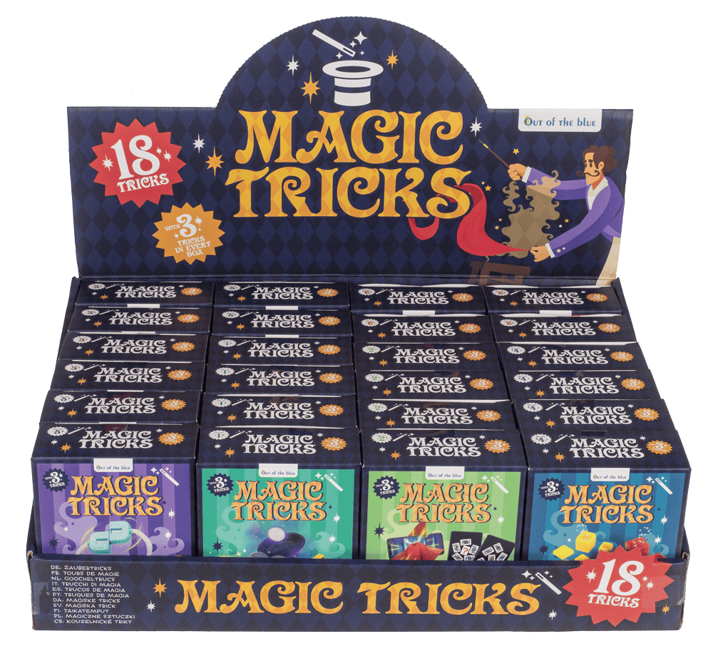 Magic tricks, 3 tricks each set,