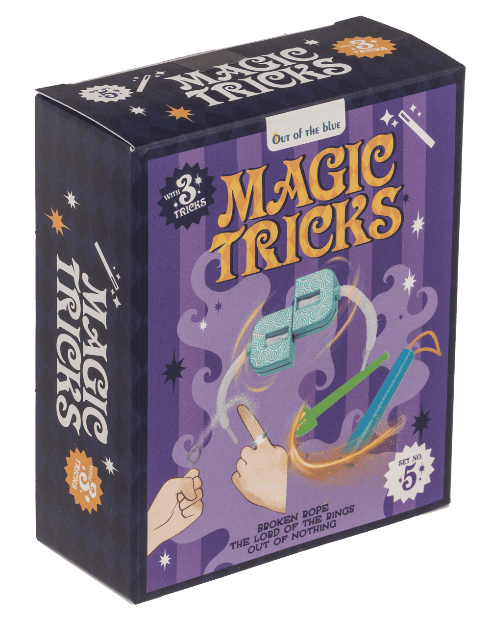 Magic tricks, 3 tricks each set,