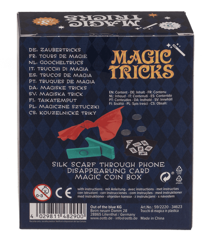 Magic tricks, 3 tricks each set,